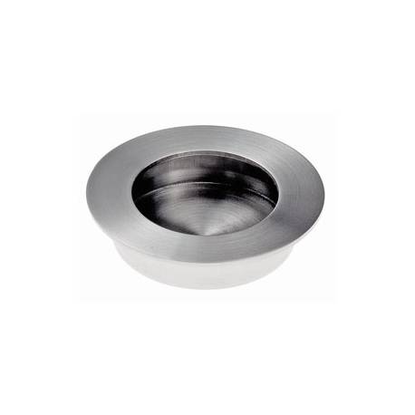 Cuvette ronde encastrée Ø 65 mm, inox brossé 304