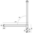 Sélecteur de fermeture, inox brossé 304