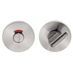 Paire de rosaces rondes WC Ø 53 mm, inox brossé 304