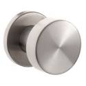 Bouton cylindrique fixe Ø 51 mm, inox brossé 304