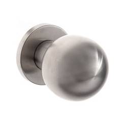 Bouton boule fixe Ø 55 mm, inox brossé 304