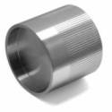 Bouton cylindrique fixe, finition inox brossé 316