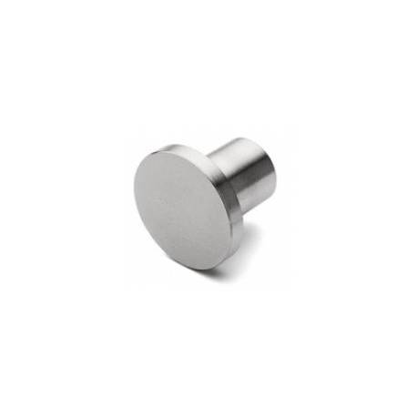 Bouton de meuble Ø 25 mm, inox brossé 316