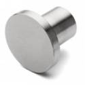 Bouton de meuble Ø 25 mm, inox brossé 316